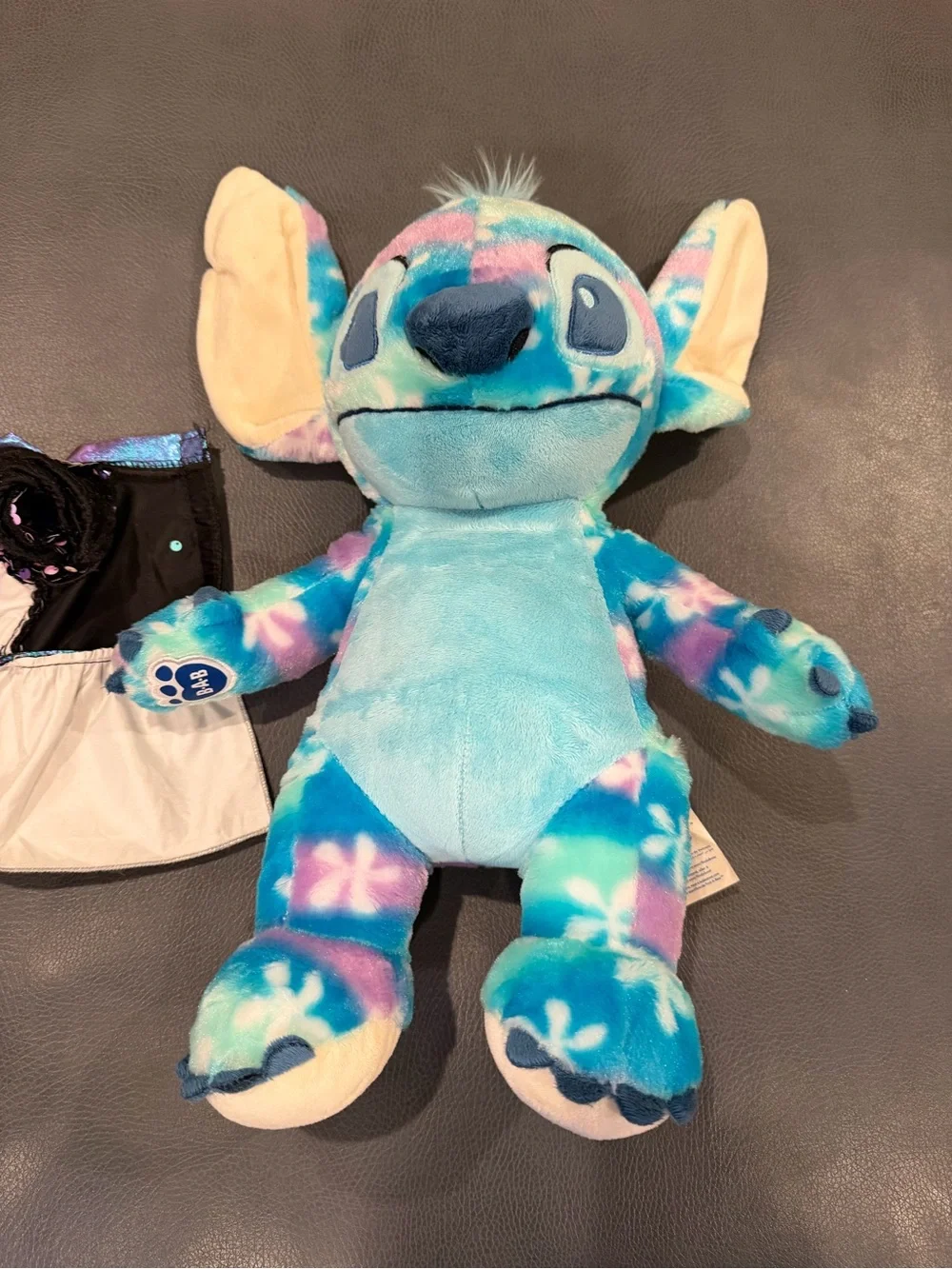 Build a Bear Floral Colorful Stitch Plush